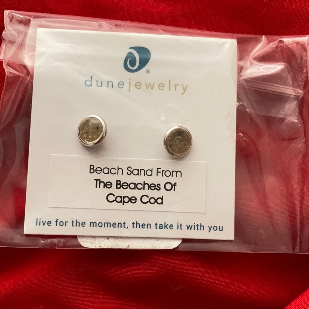 Dune Jewelry Cape Cod Beach sand stud earrings NWT